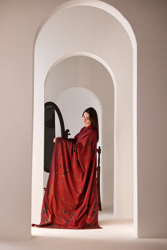 3PC EMBROIDERED LAWN SUIT - HS-455