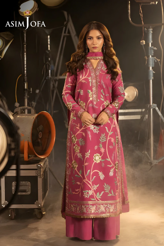 3PC EMBROIDERED LAWN SUIT - HS-669