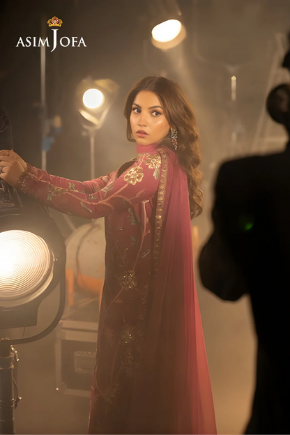 3PC EMBROIDERED LAWN SUIT - HS-669