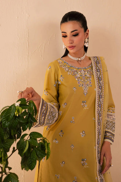 3PC EMBROIDERED LAWN SUIT - HS-691